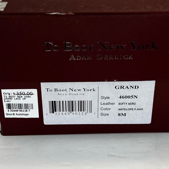 To Boot New York Adam Derrick Grand Lace Up Casual Sneaker Shoes - Picture 12 of 15